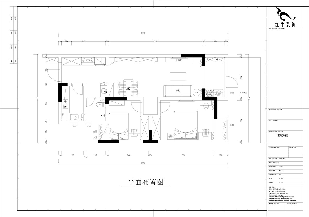 孟宪涛｜紫杨佳园11-108-85㎡-简约风格｜2室2厅1卫｜老房装修｜定制家｜全包12万｜00_02平面布置图